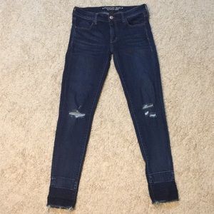 American Eagle Distressed Jeggings